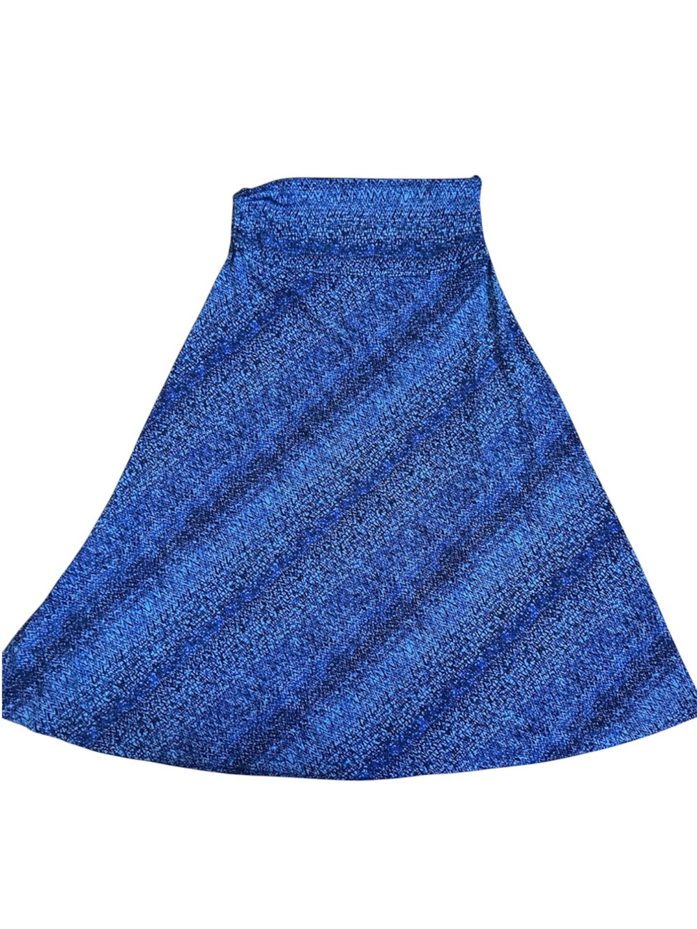 Alpine Design Blue Patterned A-Line Skirt or Convertible Dress